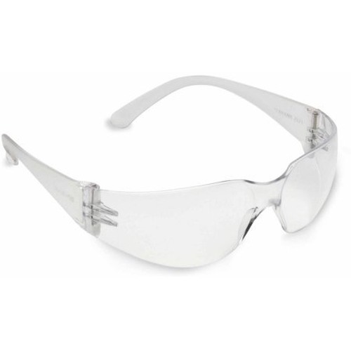 (Sold Per Box) Bulldog Frosted Clear Frame, Clear Lens - 10 Boxes/Cs - 12 Per Box