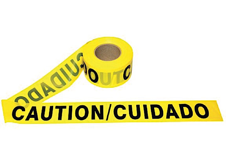 Barricade Tape - (Biligual) Caution / Cuidado  1000 Ft. Roll  2.0 Mil