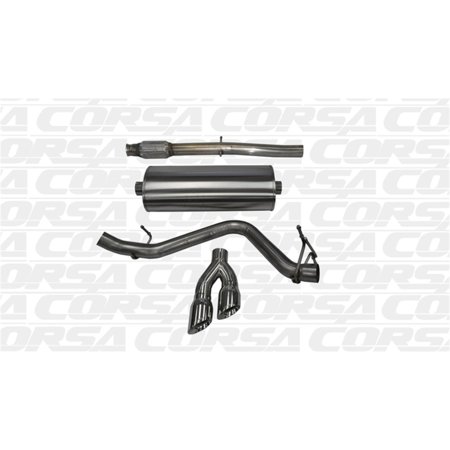 14-18 SILVERADO 1500 3.0IN CAT-BACK SINGLE SIDE EXIT TWIN 4.0IN SPORT