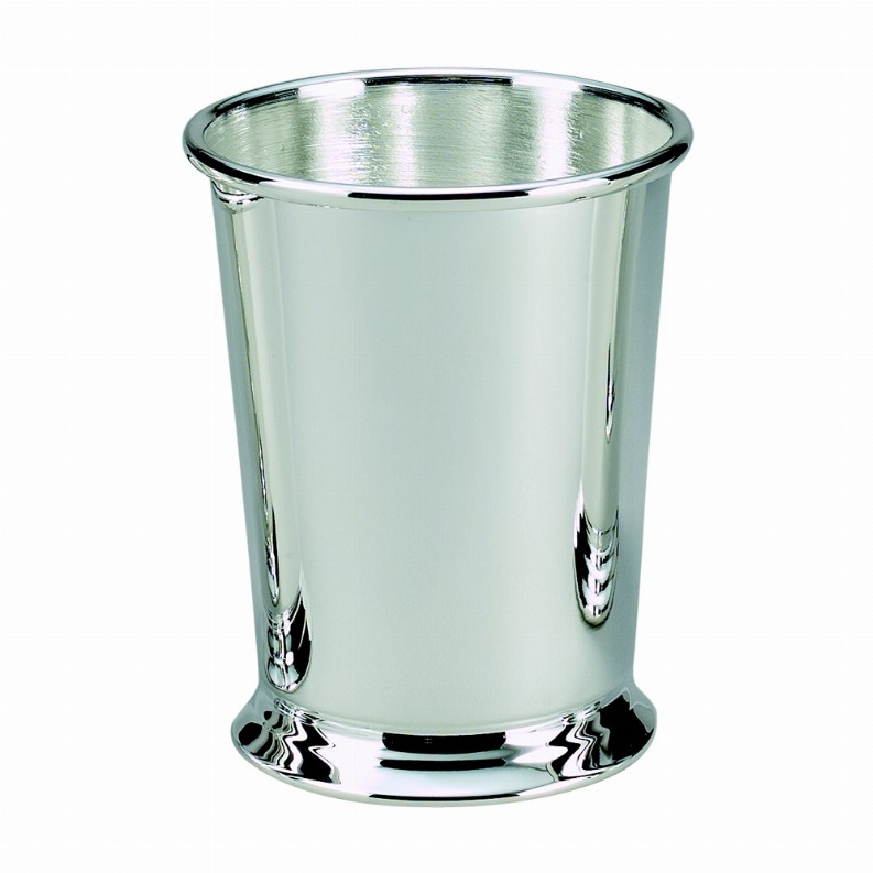 Mint Julep Cup, Silver Plated, 11 Oz Cap 4"