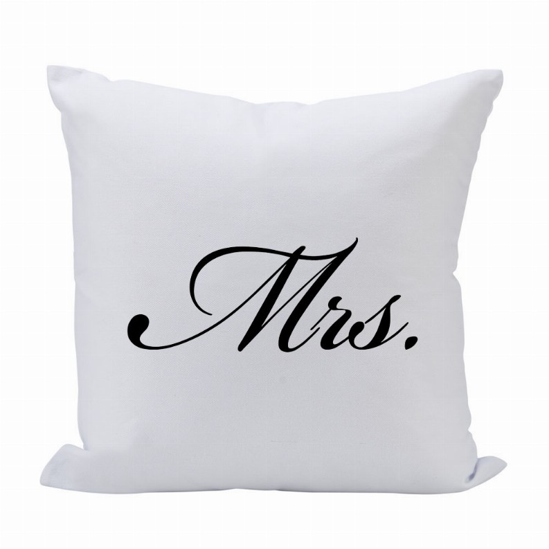 Pillow 16X16 Mrs. (Script)