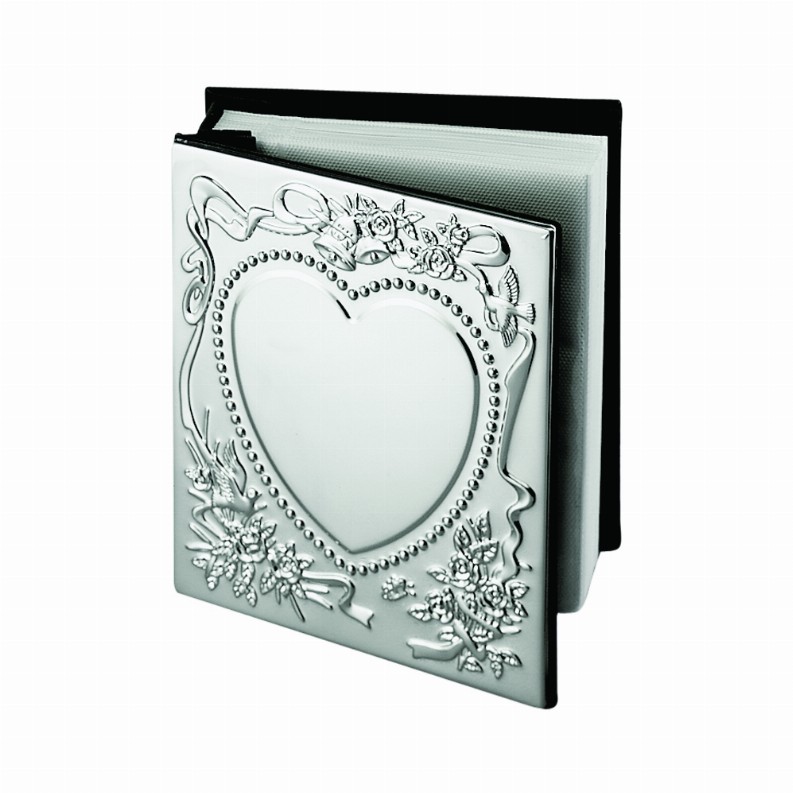 Sweetheart Album, Nickel Plated, Holds 100 4" X 6" P