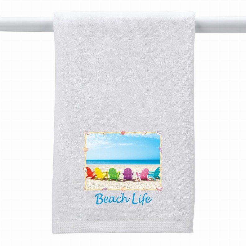 White Towel Beach Life