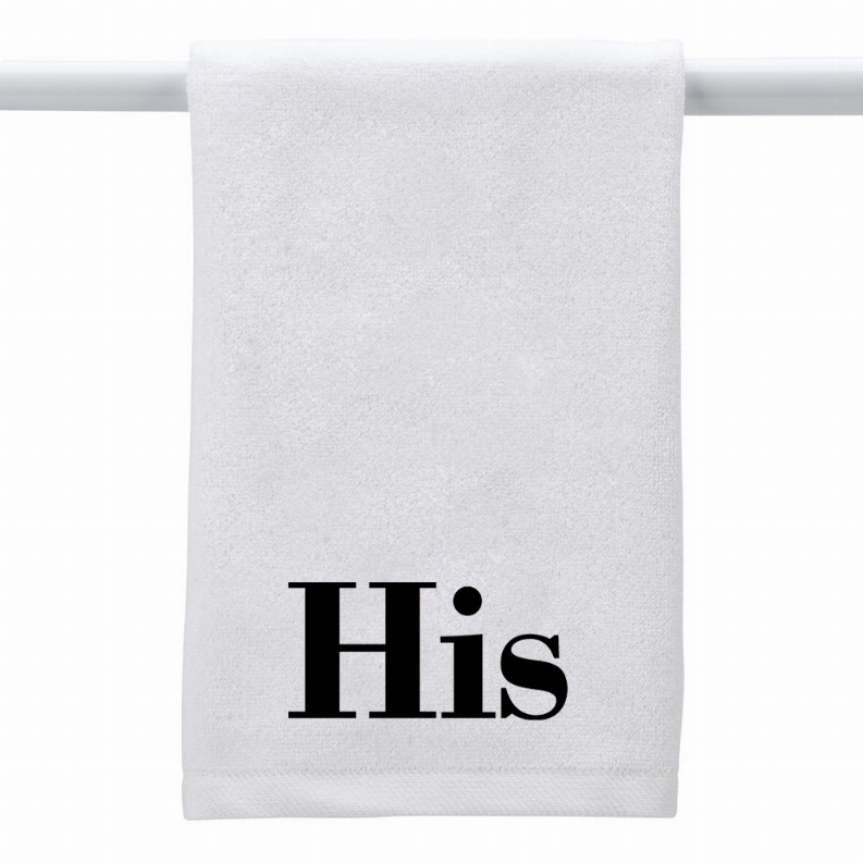 White Towel His (Block)