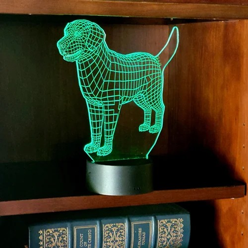 Golden Retriever - 5 1/2" Solid Wood Base