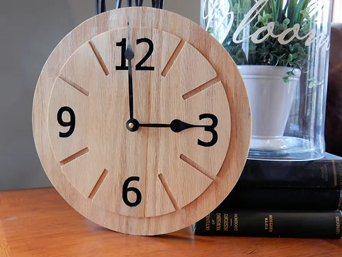 Solid Oak Clock