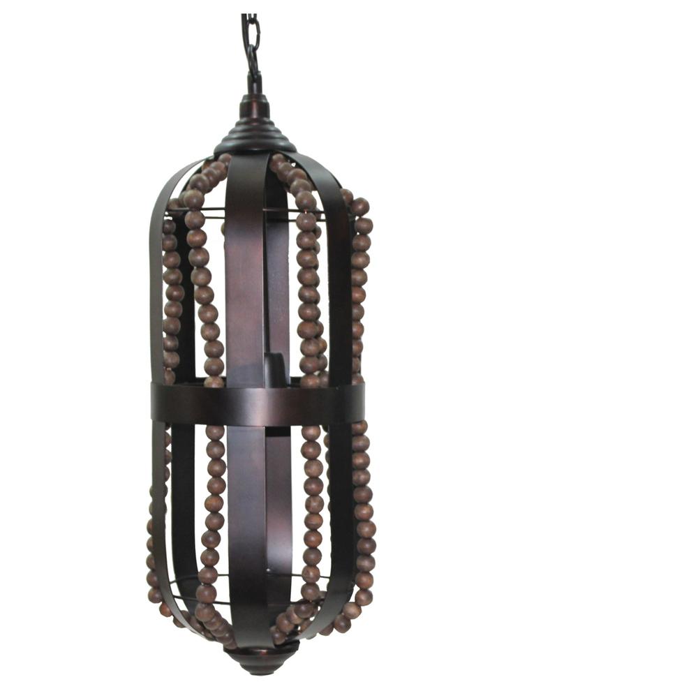 26" Metal Pendant Light