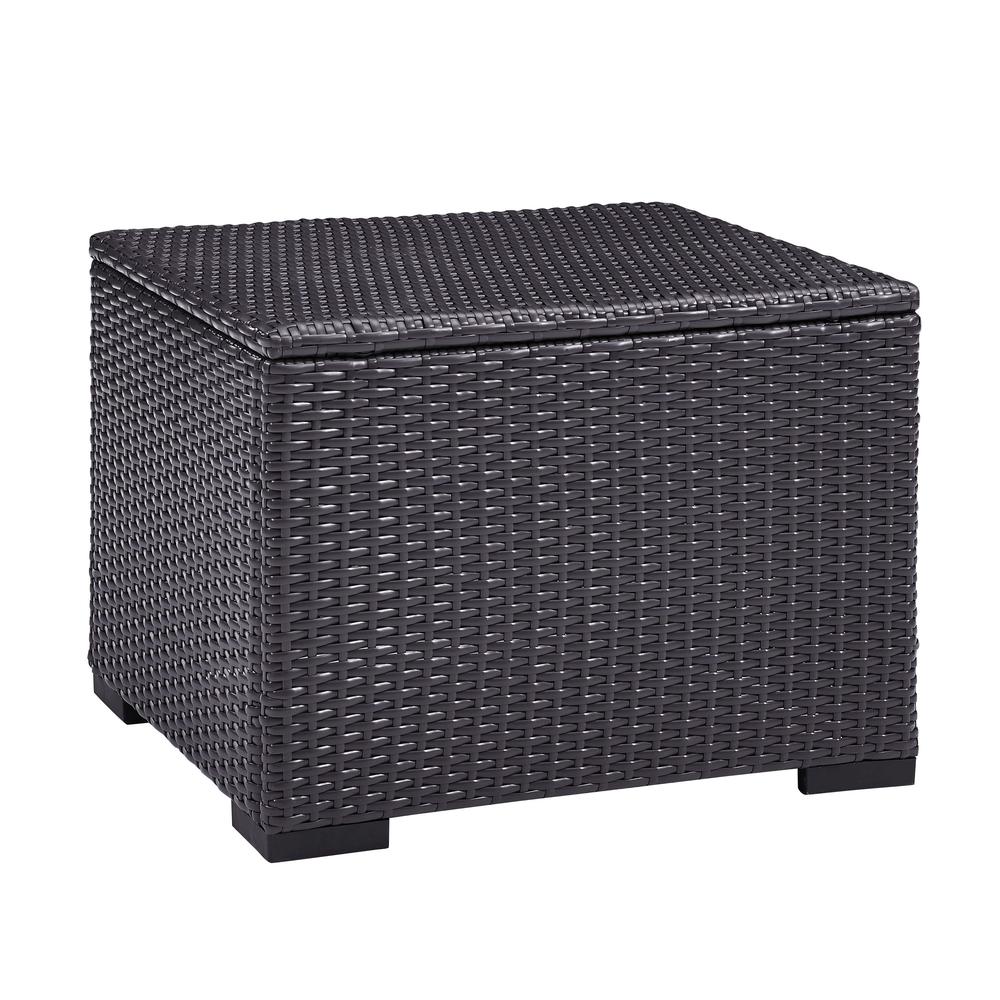 Biscayne Outdoor Wicker Coffee Table Brown