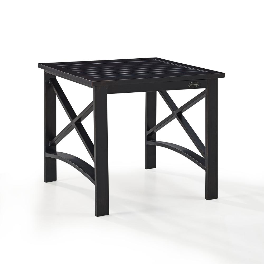 Kaplan Outdoor Metal Side Table Oil Rubbed Bronze