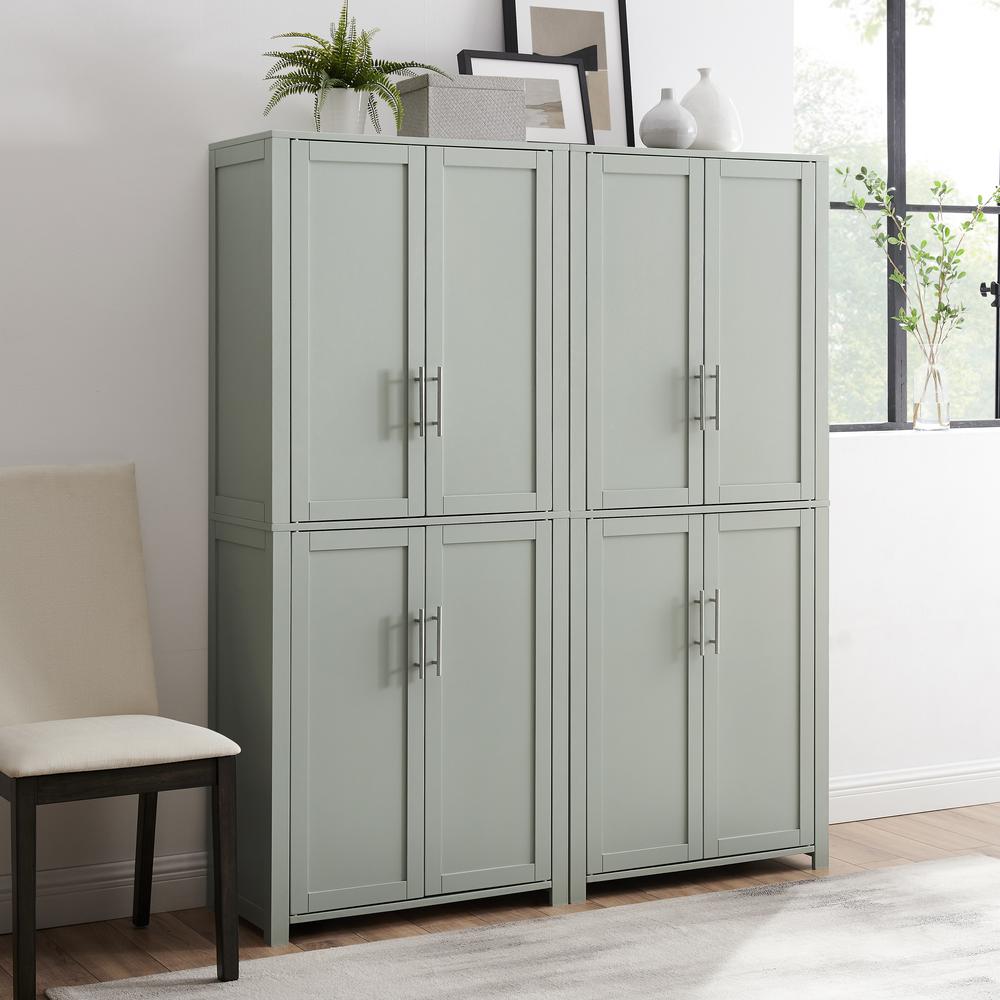 Savannah 2Pc Pantry Set Gray - 2 Pantries