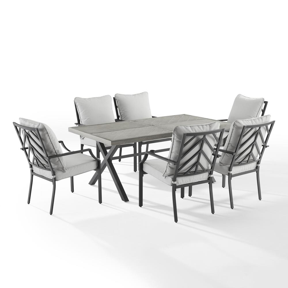 Otto 7Pc Outdoor Metal Dining Set