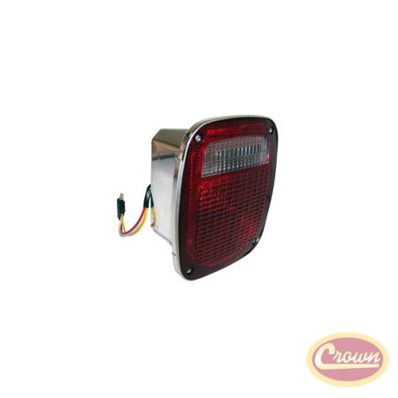 RIGHT TAIL LAMP WITH SIDE MARKER, CHROME