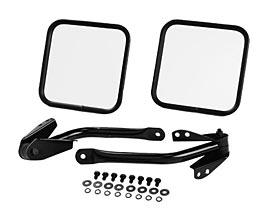 COMPLETE MIRROR AND ARM KIT, BLACK