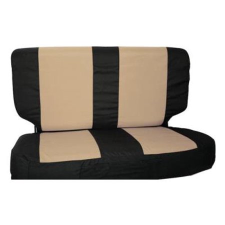 REAR SEAT COVER SET (BLACK/GRAY)