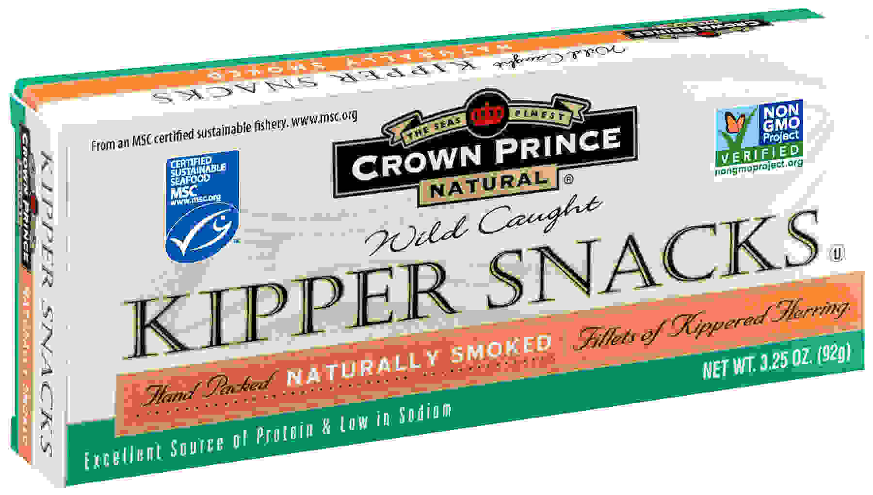 Crown Prince Kipper Snacks Low Sodium (18x3.25 Oz)