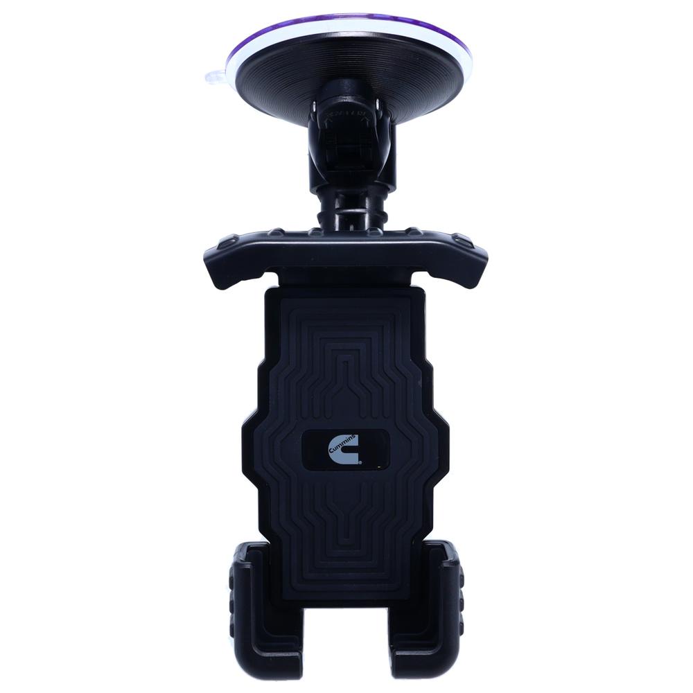 Cummins Windshield Phone Mount CMNWSPH - Suction Cup Phone Holder for Car or Truck Window Universal Fit - Black