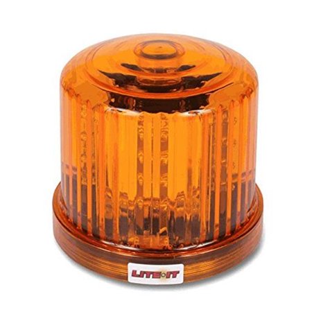 Amber Magnetic LED Beacon, Battery Operated