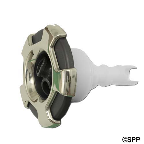 Jet Internal, CMP Typhoon 300, Crown Series, Double Roto, 3-1/4" Face, Gray w/ Stainless Escutcheon