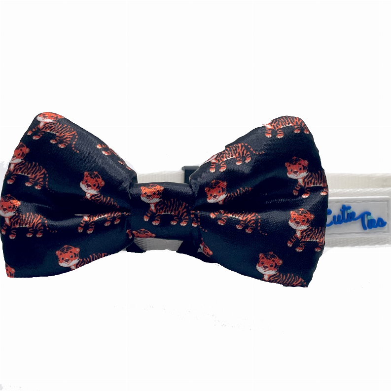 Cutie Ties Dog Bow Tie - One Size Tiger