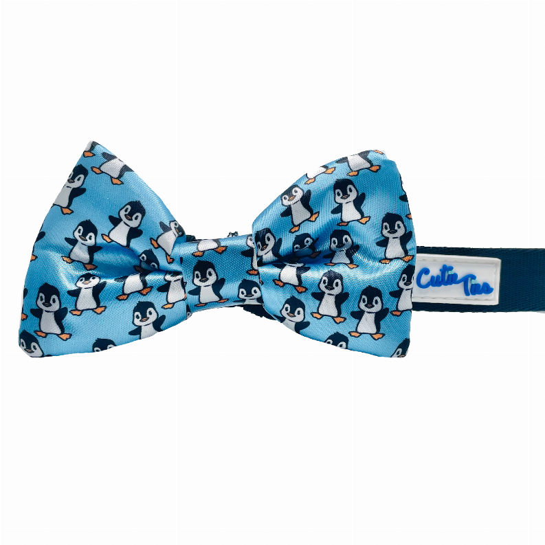 Cutie Ties Dog Bow Tie - One Size Penguin