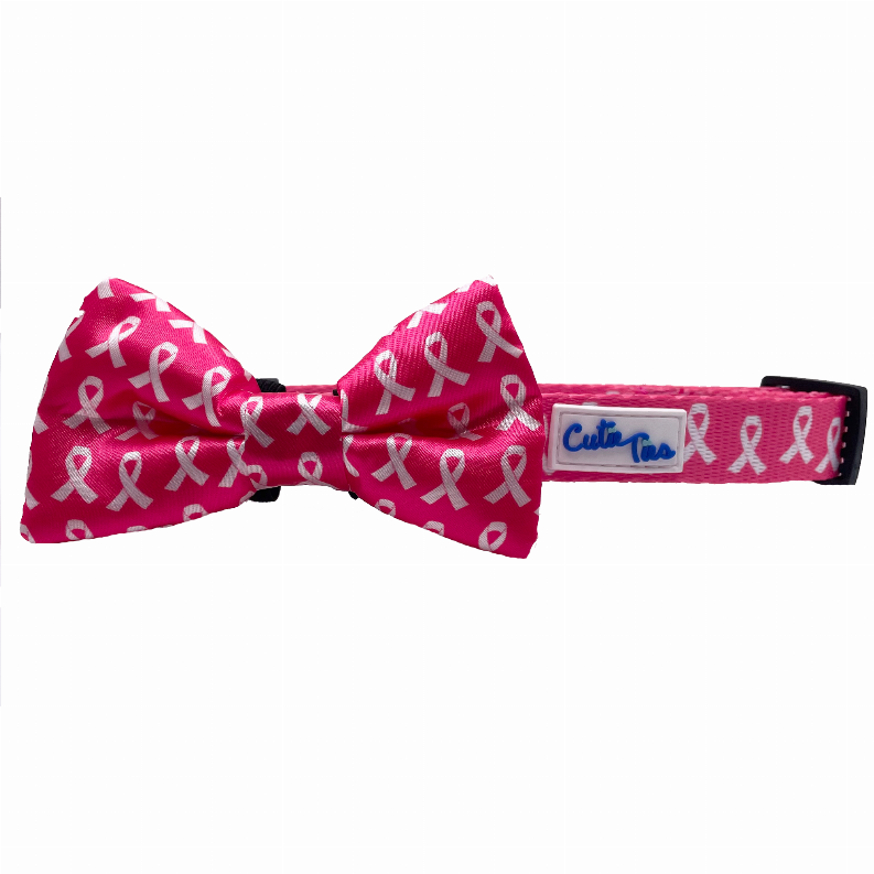 Cutie Ties Dog Bow Tie - One Size Pink