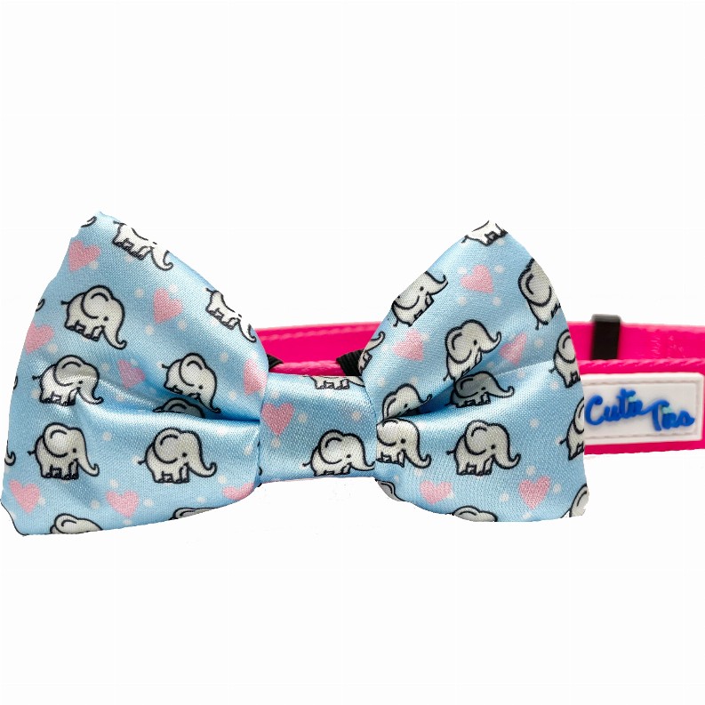 Cutie Ties Dog Bow Tie - One Size Elephant