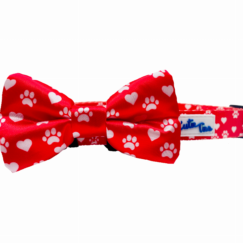 Cutie Ties Dog Bow Tie - One Size Red