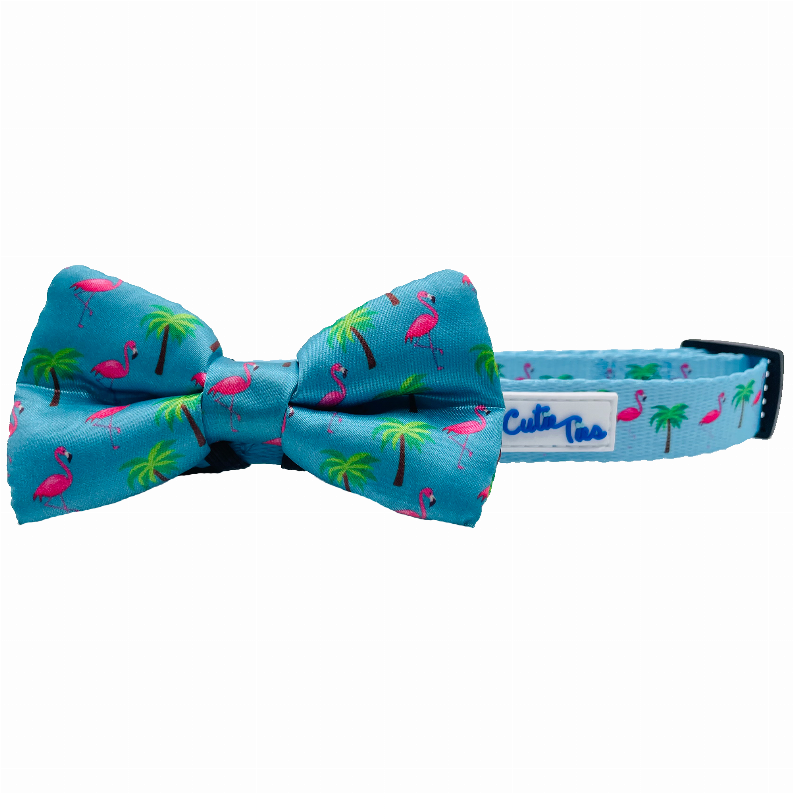 Cutie Ties Dog Bow Tie - One Size Miami Vice