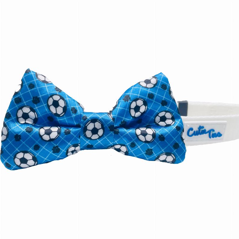 Cutie Ties Dog Bow Tie - One Size Soccer Ball
