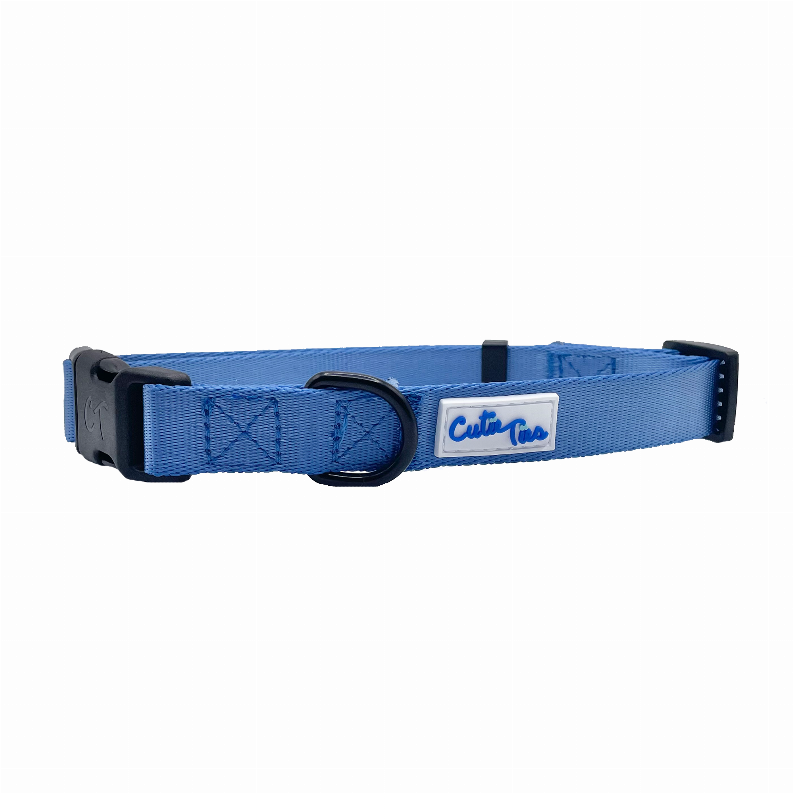 Cutie Ties Fun Design Dog Collar - Small Blue