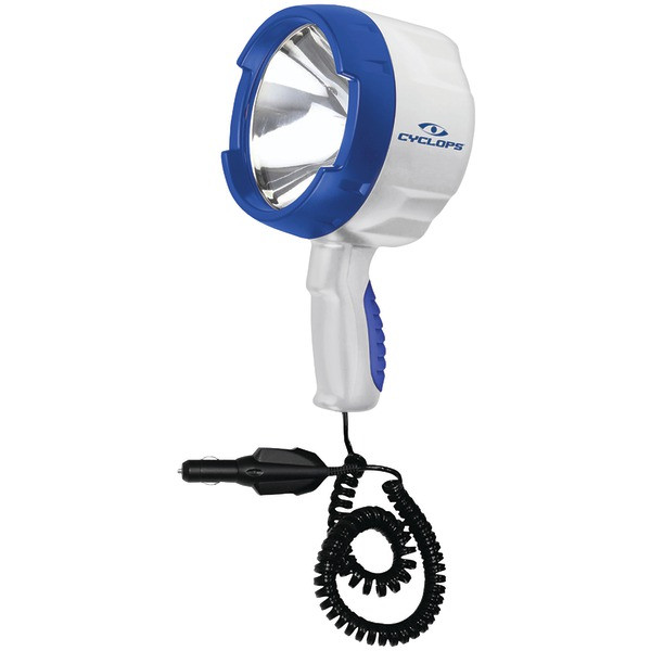 Cyclops 1400 LUMEN 12V Direct Marine Spotlight White Body/Blue accent