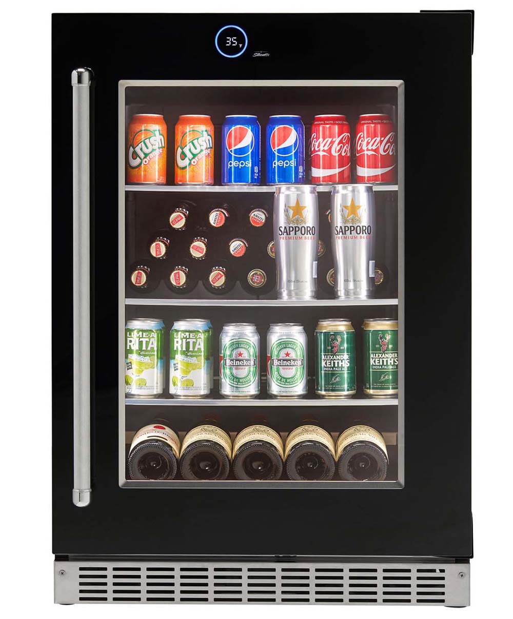 Silhouette Reserve Integrated Under-Counter Refrigerator, Right Swing