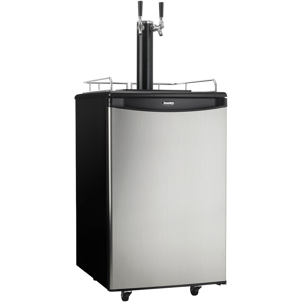 5.4 CuFt. Dual-Tap Beer Keg Cooler, Worktop