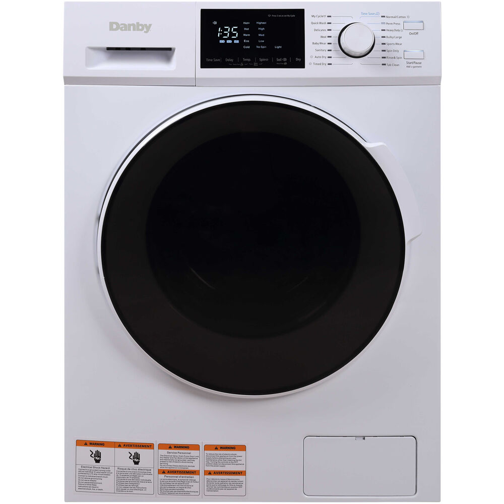 2-In-1 Laundry Combo, 16 Wash/Dry Programs, Digital Display, SS Interior