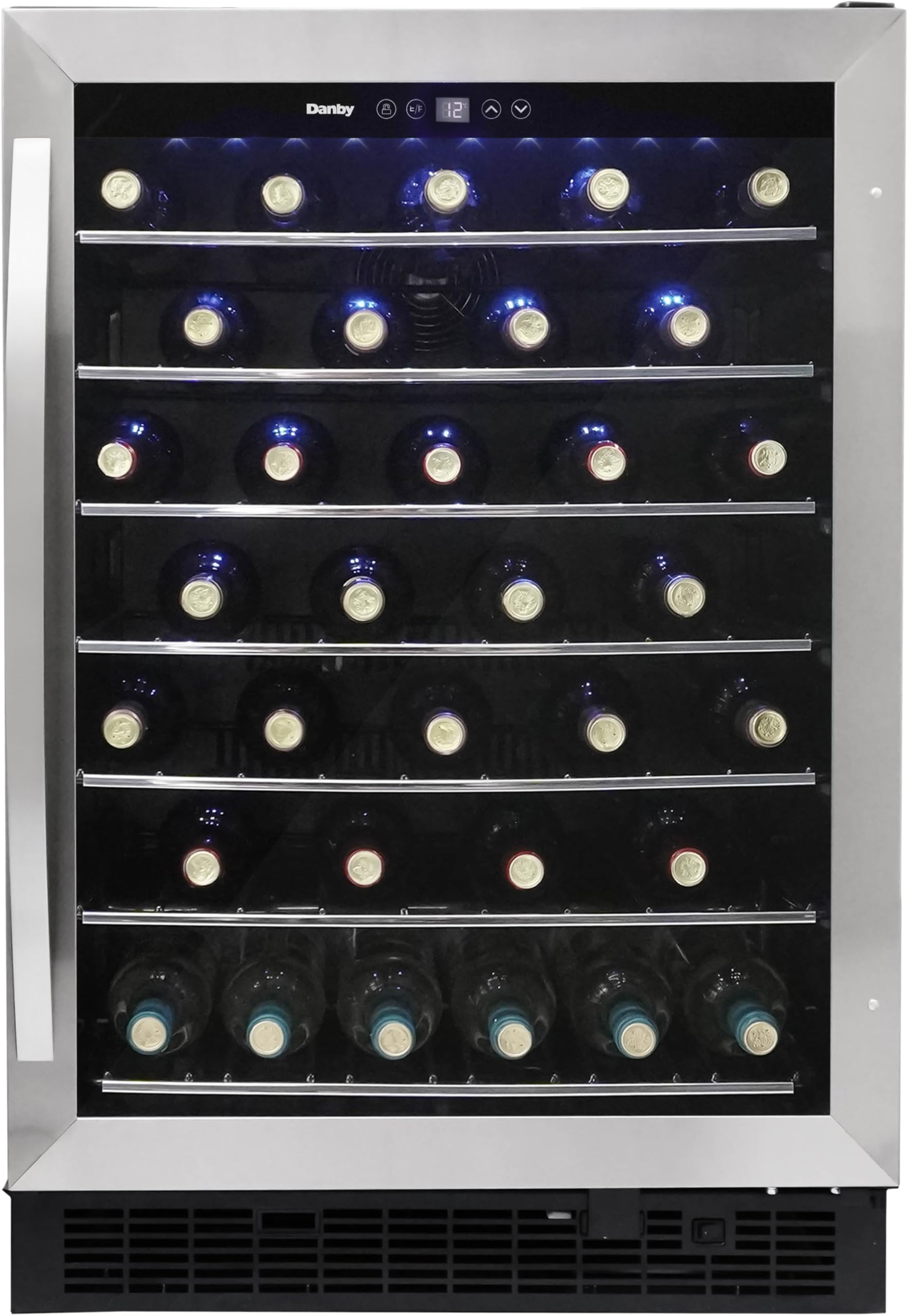 5.7 CF Built In Undercounter Wine Cooler, Single Door, Single Zone