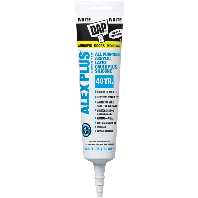 18128 5.5Oz White Acrylic Latex Caulk