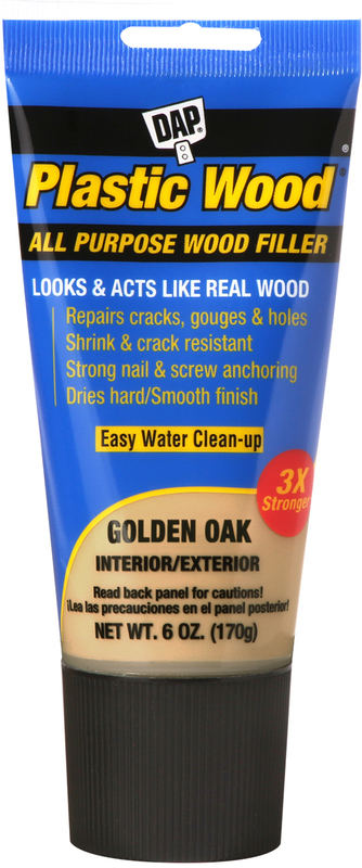00582 6Oz Golden Oak Plastic Wood