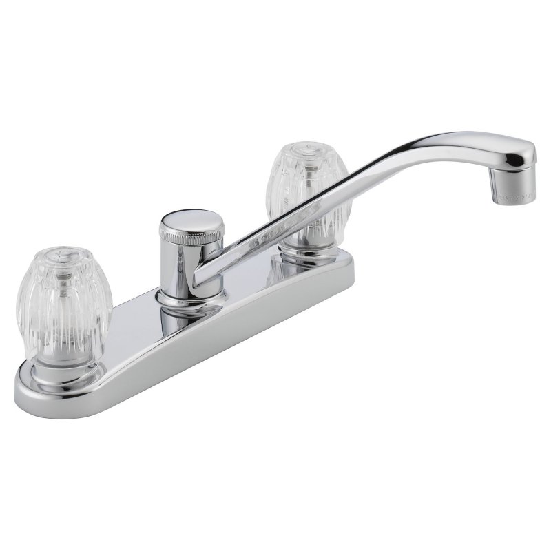 Peerless P220LF Classic Two Handle Kitchen Faucet, Chrome