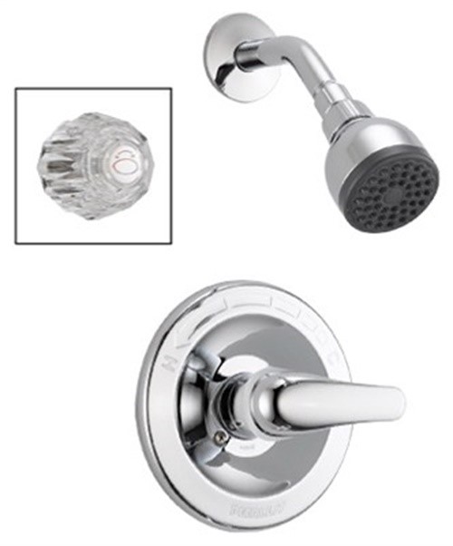 2.00 GPM Single Handle Shower Faucet, Chrome