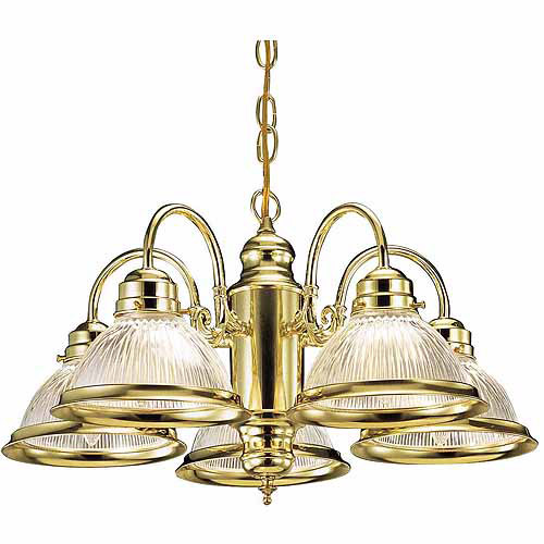 Millbridge 5-Light Chandelier, Polished Brass