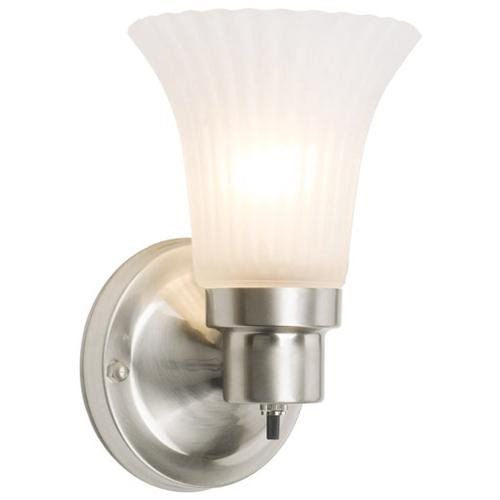 The Village 1-Light Wall Sconce, Satin Nickel