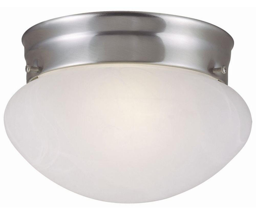 Millbridge 2-Light Ceiling Mount, Satin Nickel