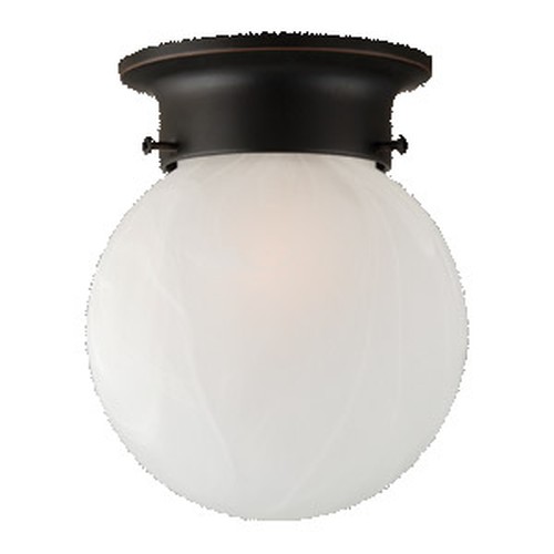 Millbridge 1-Light Globe Ceiling Mount, Oil Rubbed Bronze