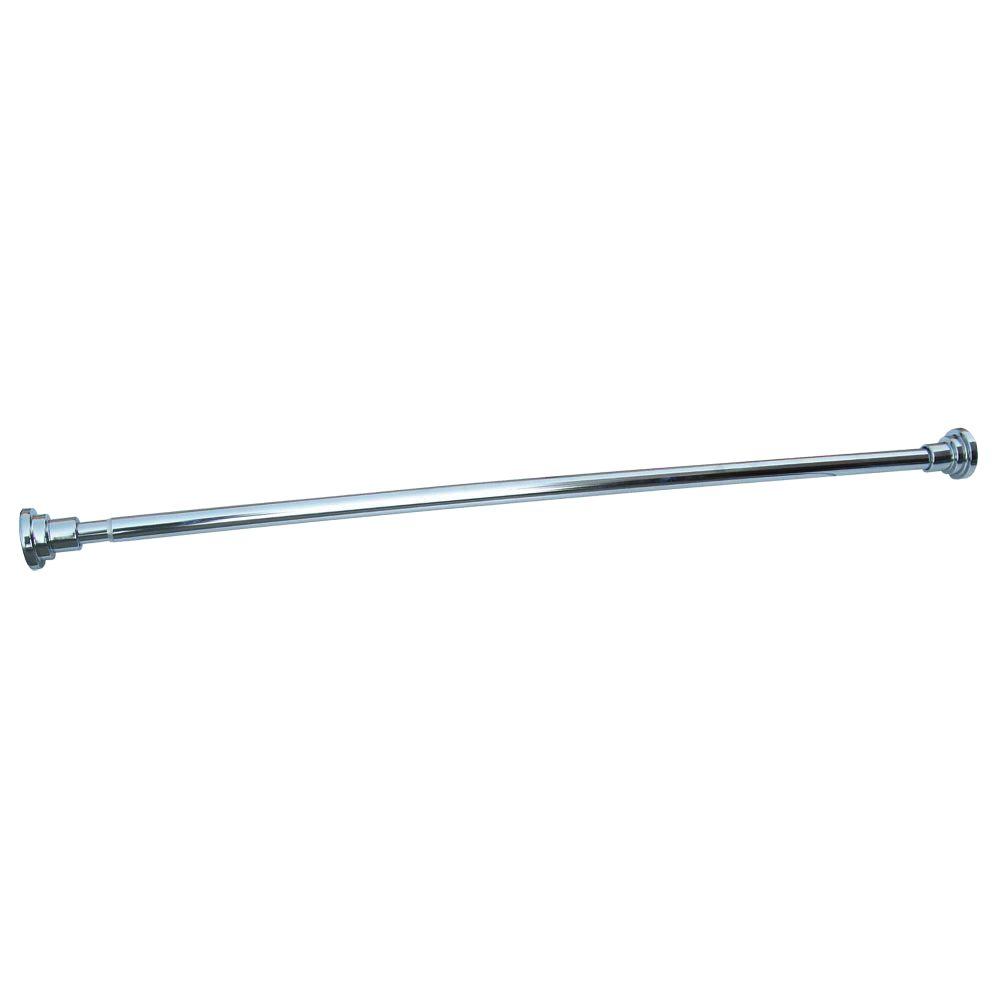 Adjustable Shower Rod, Polished Chrome