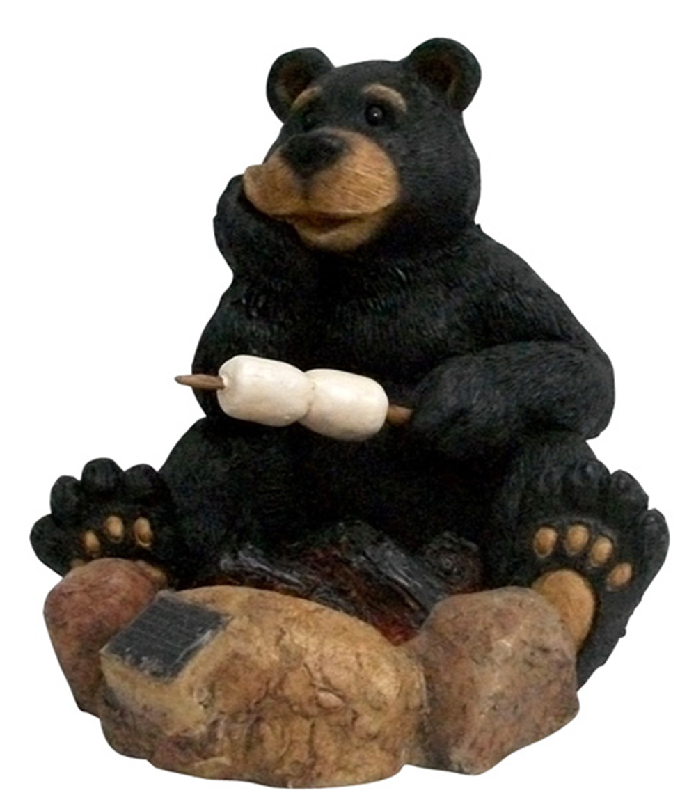 Design House 328211 Solar Bear Roasting Marshmallows, 10.8-Inches