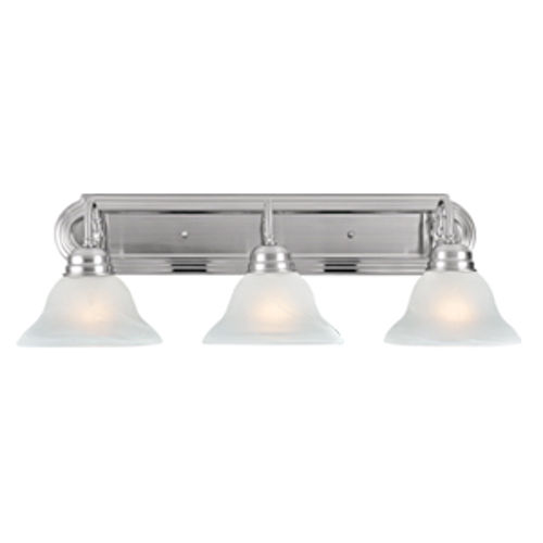 Millbridge 3-Light Vanity Light, Satin Nickel