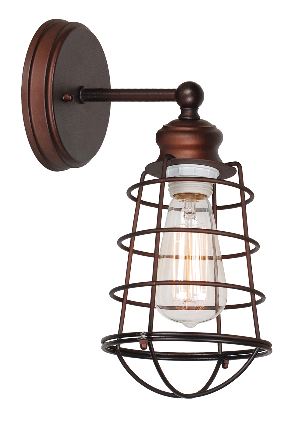 Design House 519710 Ajax 1-Light Wall Sconce, Coffee Bronze