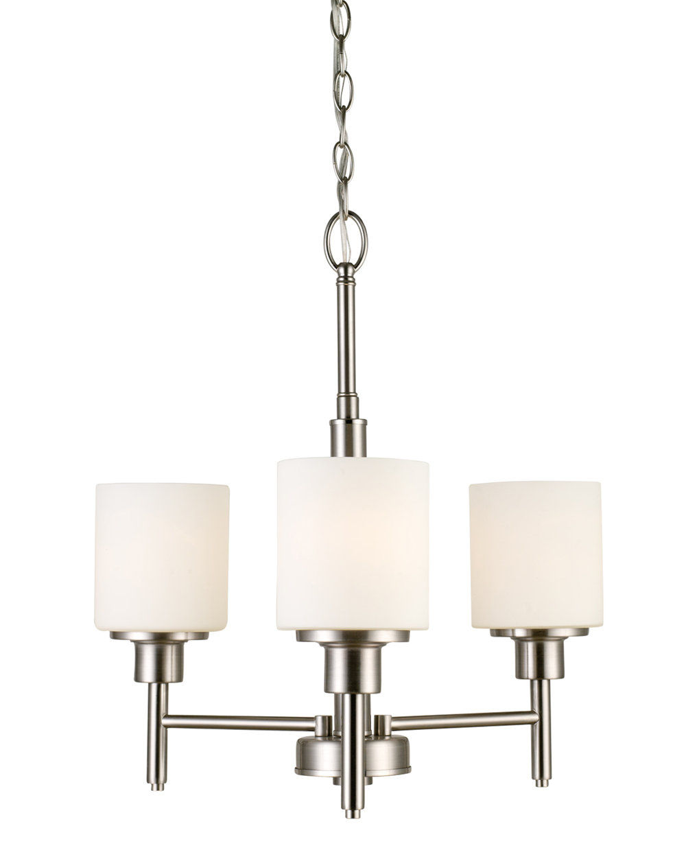 Design House 556647 Aubrey 3-Light Chandelier, Satin Nickel