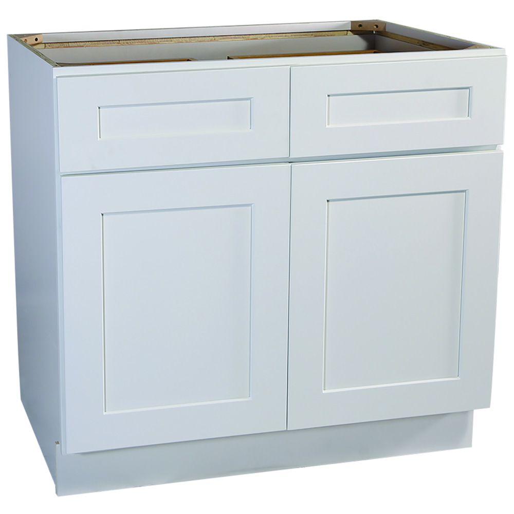 Design House 561423 Brookings 48-Inch Base Cabinet, White Shaker