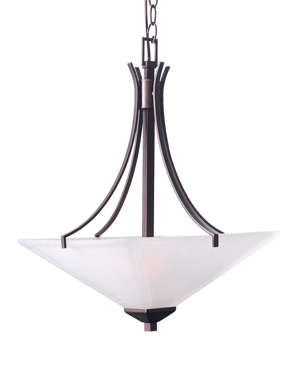 Design House 577379 Torino 2-Light Pendant, Brushed Bronze